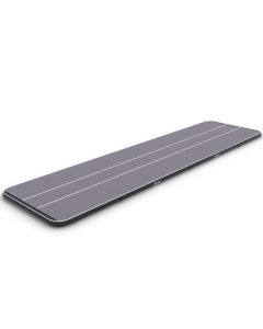 Airtrack 12spring 1200x300x20 cm Plus Schwarz/Grau