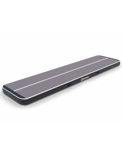 Airtrack 12spring 400x100x20 cm Plus Schwarz/Grau