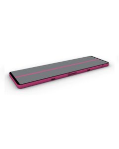 Airtrack 12spring 400x120x15 cm Komfort Pink/Grau