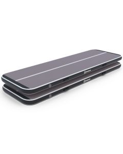 Airtrack set 12spring 300x100x10 cm Standard Schwarz/Grau