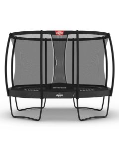 Berg Champion Grand Oval Trampolin 350x250 mit deluxe sicherheitsnetz