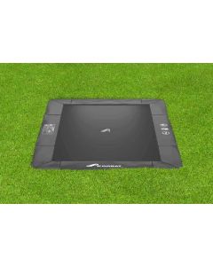 Flat to the ground Trampolin Rechteck Akrobat Primus Anthrazit 300x180 cm