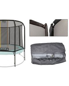 Los veiligheidsnet fiber inside voor trampoline 244 cm met sluis (zonder palen)