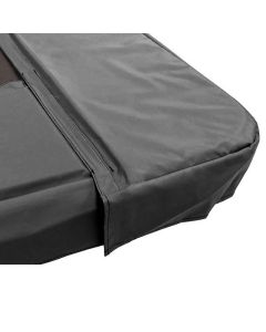 Rechteckige Trampoline Randabdeckung Magic Circle Pro Grau 315/318 x 225 cm