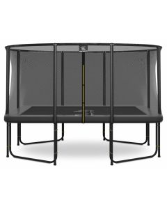 Magic Circle Pro Grau Fiber Rechteckige Trampolin 244 x 366 cm mit sicherheitsnetz