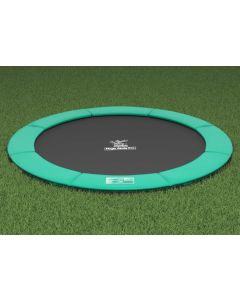Flat to the Ground Trampolin Magic Circle Pro Grün 305 cm