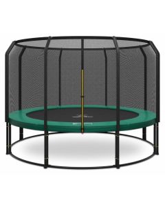 Magic Circle Pro Trampoline 410 cm Grün mit sicherheitsnetz