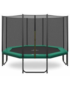 Magic Circle Pro Trampolin 480 Grün mit Sicherheitsnetz