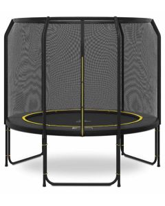 Magic Jump Fiber Black Trampolin 251 cm mit sicherheitsnetz