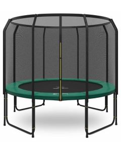 Magic Jump Fiber Trampolin 305 cm Grün mit sicherheitsnetz