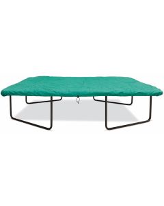 Rechthoekige Trampoline Winter Afdekhoes Groen 244 x 366 cm