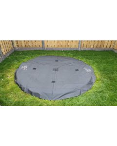 Trampolin Abdeckplane Flat To The Ground 244 cm Black