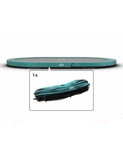Trampolin Randabdeckung oval Berg Champion Grand inground 520x345 cm Grün