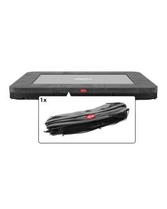 Rechteckige Trampoline Randabdeckung Berg Favorit Ultim Inground 280x190 cm Grau