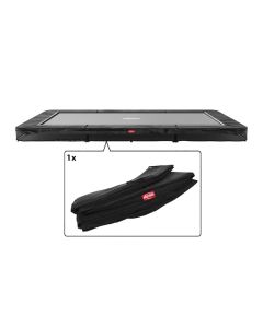 Rechteckige Trampoline Randabdeckung Berg Favorit Ultim Inground 410x250 cm Schwarz