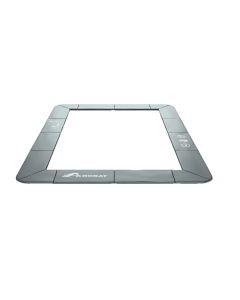 Rechteckige Trampoline Randabdeckung Flat to the Ground Akrobat Primus 330x250 cm Anthrazit