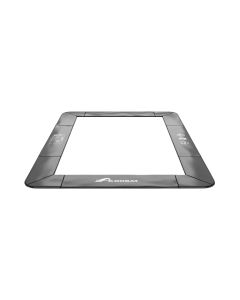 Rechteckige Trampoline Randabdeckung Flat to the Ground Akrobat Primus 330x250 cm Schwarz