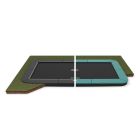 Berg Ultim Champion Rechteckige Flatground Trampolin 410x250 cm
