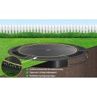 Flat to the ground Trampolin Capital Play 427 Black