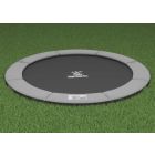 Flat to the Ground Trampolin Magic Circle Pro Grau 305 cm