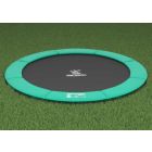 Flat to the Ground Trampolin Magic Circle Pro Grün 305 cm