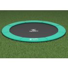 Flat to the Ground Trampolin Magic Circle Pro Grün 410 cm