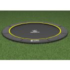 Flat to the Ground Trampolin Magic Circle Pro Black 410 cm