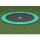 Flat to the Ground Trampolin Magic Circle Pro Grün 427 cm