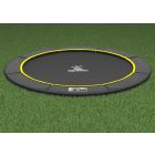 Flat to the Ground Trampolin Magic Circle Pro Black 427 cm