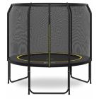 Magic Jump Fiber Black Trampolin 251 cm mit sicherheitsnetz
