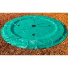 Trampoline Afdekhoes Flat To The Ground 410 cm Groen