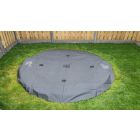 Trampolin Abdeckplane Flat To The Ground 244 cm Black